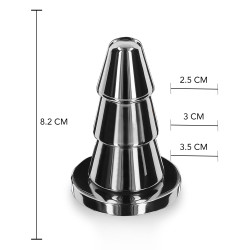 PlayHouse Plug en métal Cone Steel 7.5 x 3.8cm